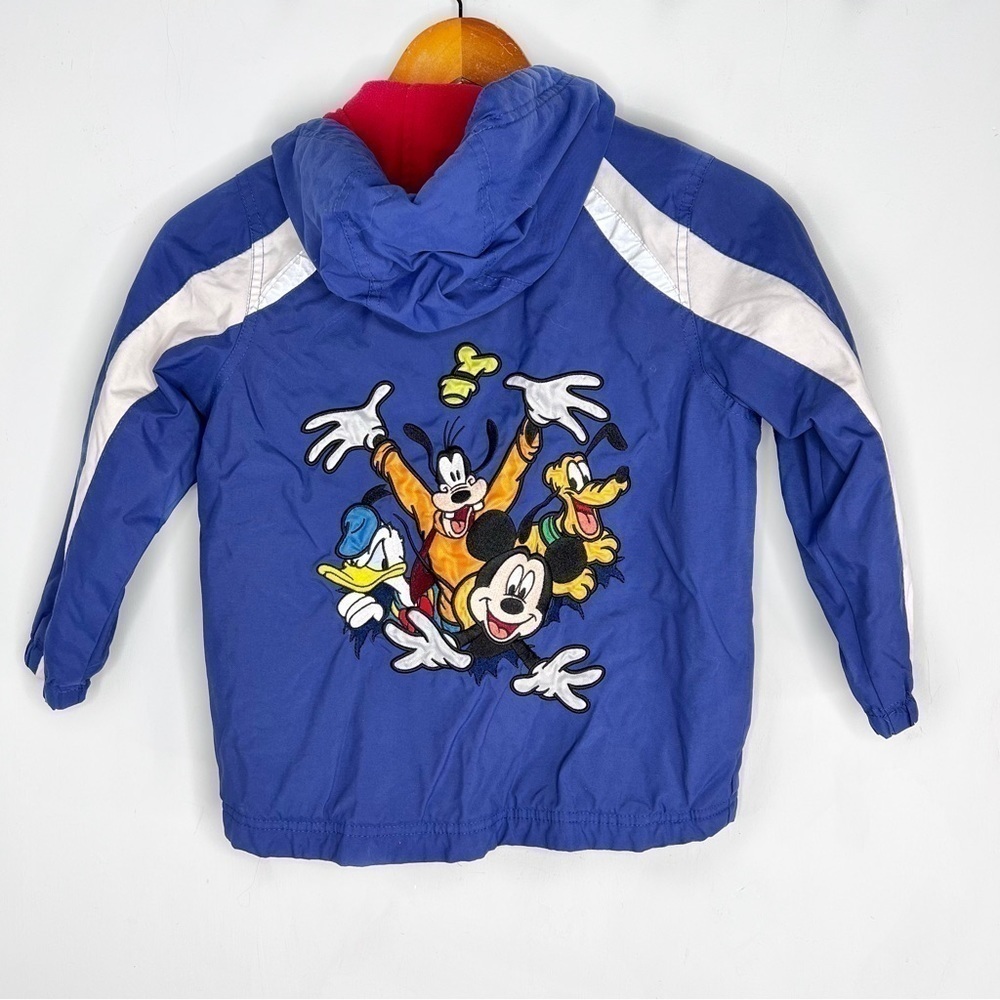 Vintage Walt Disney World Disneyland Embroidered Blue Jacket Youth S